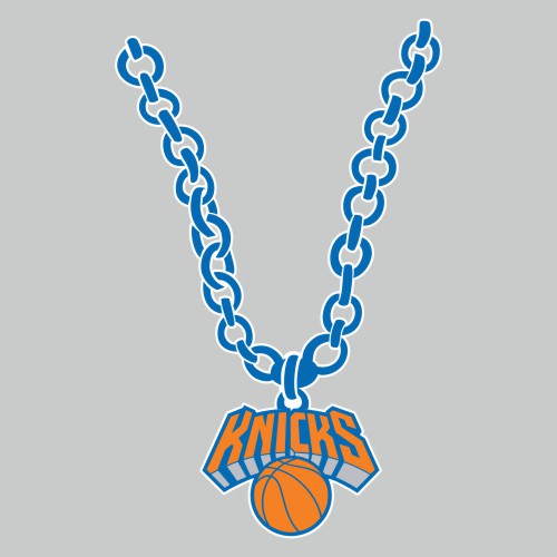 New York Knickerbockers Necklace logo cricut iron on